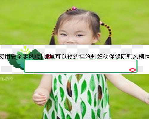 上海代孕费用安全零风险|哪里可以预约挂沧州妇幼保健院韩风梅医生的号？